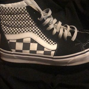 double checkered vans
